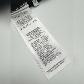 Футболка с вышитым логотипом Gucci, из
