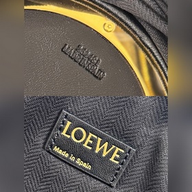 Loewe  Большая сумка-мешочек из гофри