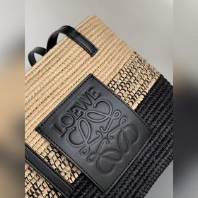 Loewe Квадратная сумка Basket из рафи
