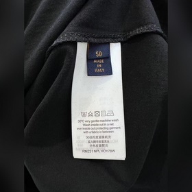 LV  Футболка с вышитым объемным лого