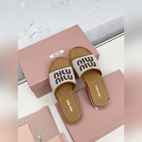 (Подошва из натуральной кожи)  Miu