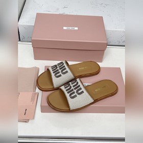 (Подошва из натуральной кожи)  Miu 