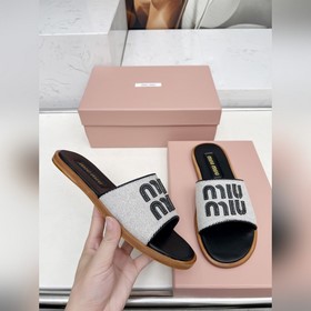 (Подошва из натуральной кожи)  Miu