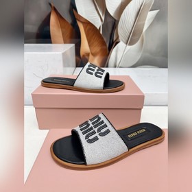 (Подошва из натуральной кожи)  Miu