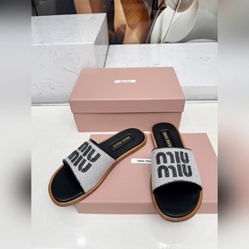(Подошва из натуральной кожи)  Miu 