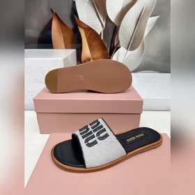 (Подошва из натуральной кожи)  Miu 