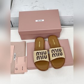 (Подошва из натуральной кожи)  Miu