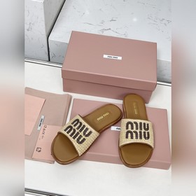 (Подошва из натуральной кожи)  Miu 