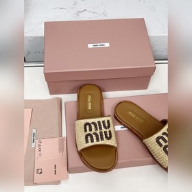 (Подошва из натуральной кожи)  Miu 