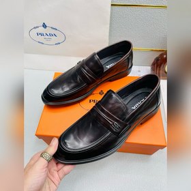 PRADA — кожаные туфли в стиле кэжуал и