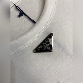 Футболка Prada с коротким рукавом и тр