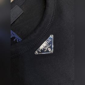Футболка Prada с коротким рукавом и тр