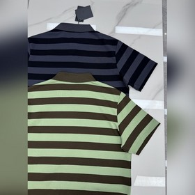 Новая поло-рубашка Prada с полосатым в