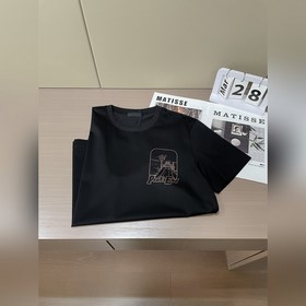 Футболка с коротким рукавом и принтом 
