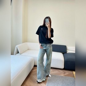 Футболка PRADA с круглым вырезом и к