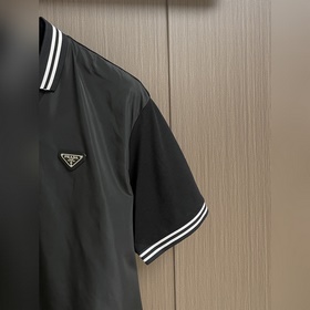 Хлопковая рубашка-поло от Prada, изгот