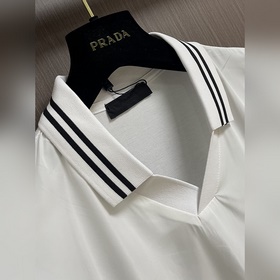 Хлопковая рубашка-поло Prada изготовле