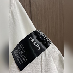 Хлопковая рубашка-поло Prada изготовле