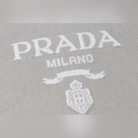 PRADA： трикотажная футболка с круглым