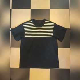 Футболка Prada с полосками эффекто