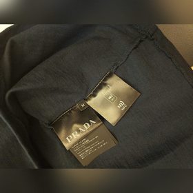 Футболка Prada с полосками эффекто