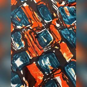 Рубашка Prada с геометрическим при