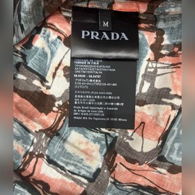 Рубашка Prada с геометрическим при