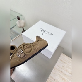 Кроссовки Prada из вымытой парусины с 
