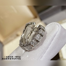 203581 BVLGARI — кольцо Serpenti с шир