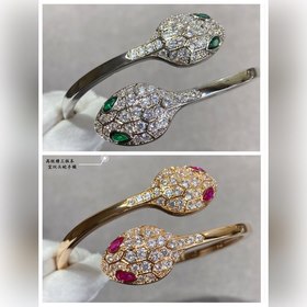 Браслет «Двуглавая змея» от Bulgari из