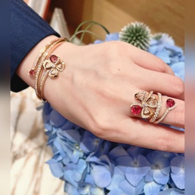 b5114 Браслет Bulgari «Red Diamond Blo