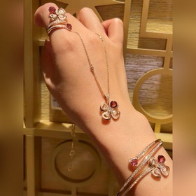 b5114 Браслет Bulgari «Red Diamond Blo