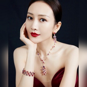 b002 Браслет Bulgari «Цветной веер» —