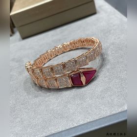 b5116BVLGARI — широкий браслет Serpent