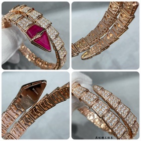 b5116BVLGARI — широкий браслет Serpent