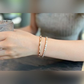 b51121 Браслет Bulgari с гладкой повер