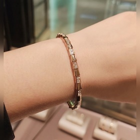 b51121 Браслет Bulgari с гладкой повер
