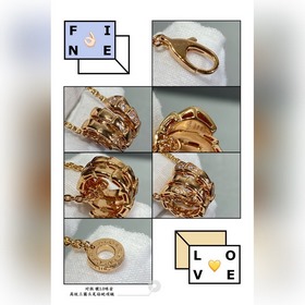 b1122 Колье Bulgari с изящным узором в