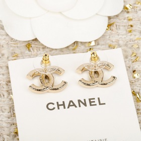 [CHANEL Черные и розовые эмалевые сер