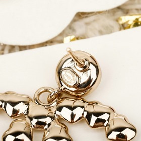 250358 [CHANEL Серьги-гвоздики серде
