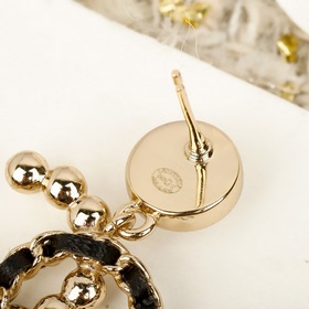 250571   [CHANEL Сережки-гвоздик