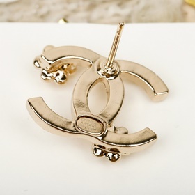 [CHANEL 26C Серьги с камелией и двойны