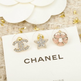 [CHANEL — Набор из трех сережек с моти