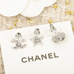 [CHANEL — Набор из трех сережек с моти