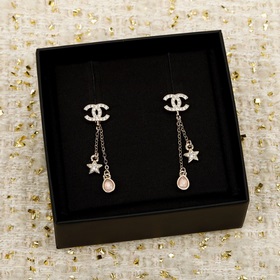Золотой, серебристый [CHANEL Серьги
