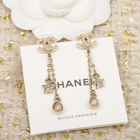 Золотой, серебристый [CHANEL Серьги