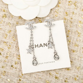 Золотой, серебристый [CHANEL Серьги