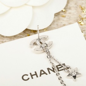 Золотой, серебристый [CHANEL Серьги 