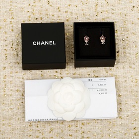 [Серьги CHANEL с цветочным мотивом и д