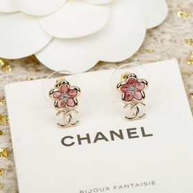 [Серьги CHANEL с цветочным мотивом и д